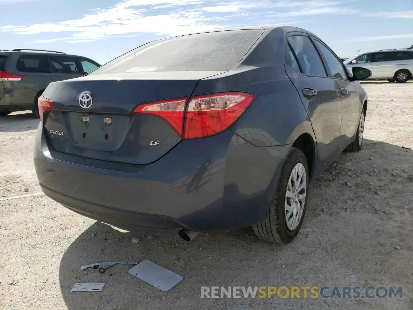 4 Photograph of a damaged car 5YFBURHE4KP880677 TOYOTA COROLLA 2019