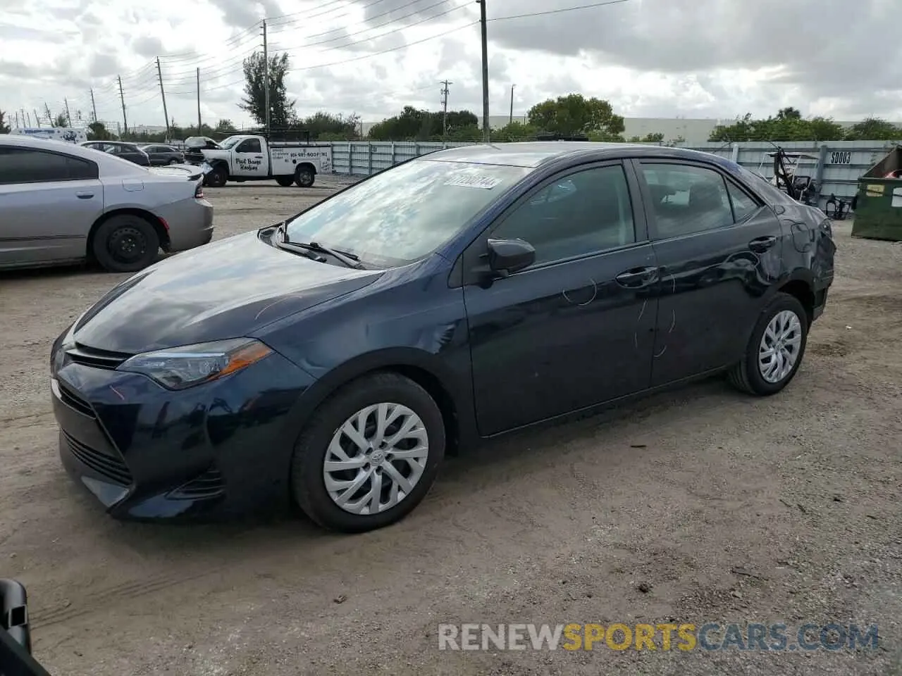 1 Photograph of a damaged car 5YFBURHE4KP880842 TOYOTA COROLLA 2019
