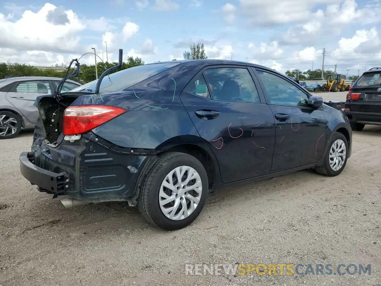 3 Photograph of a damaged car 5YFBURHE4KP880842 TOYOTA COROLLA 2019