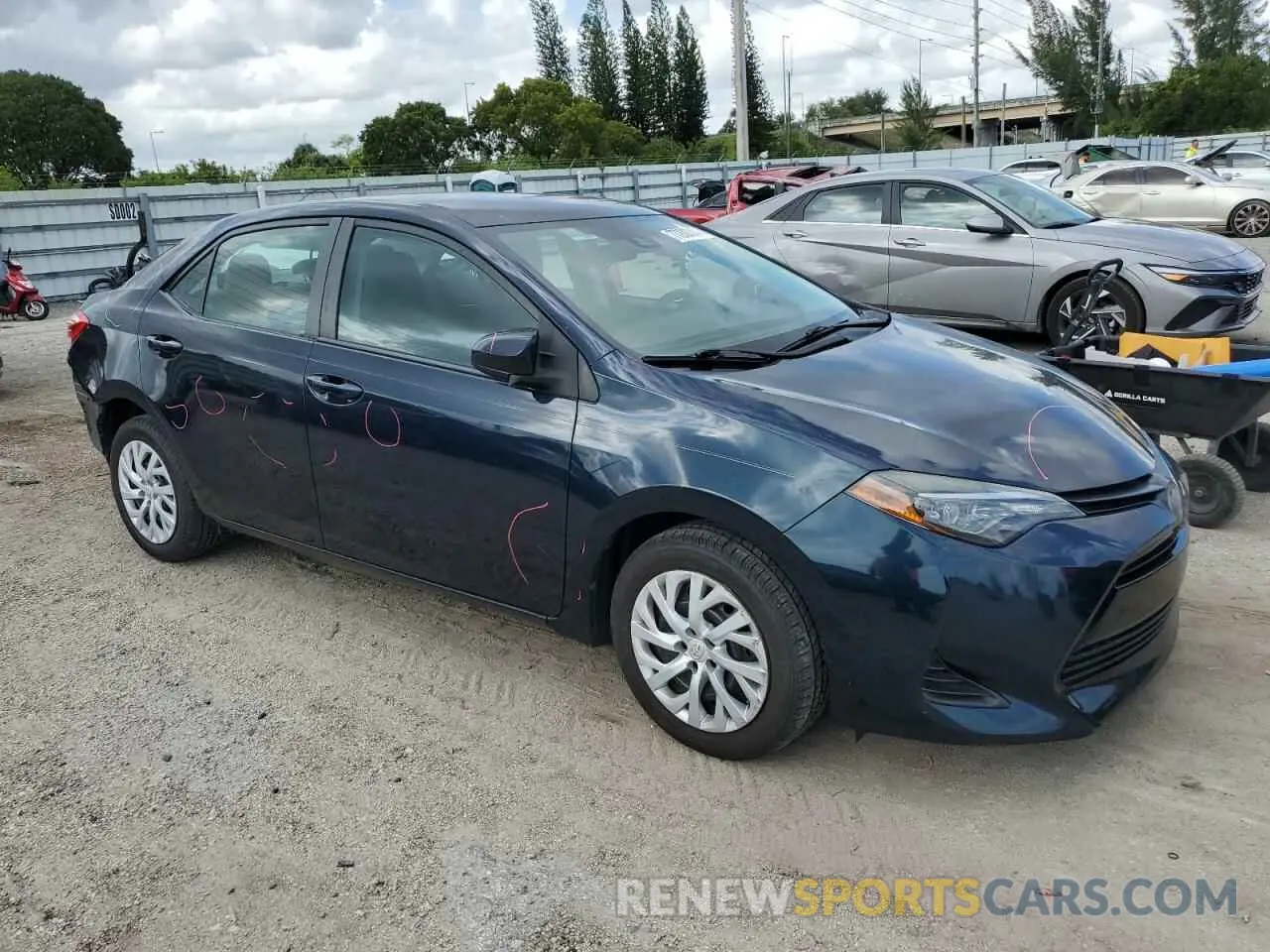 4 Photograph of a damaged car 5YFBURHE4KP880842 TOYOTA COROLLA 2019