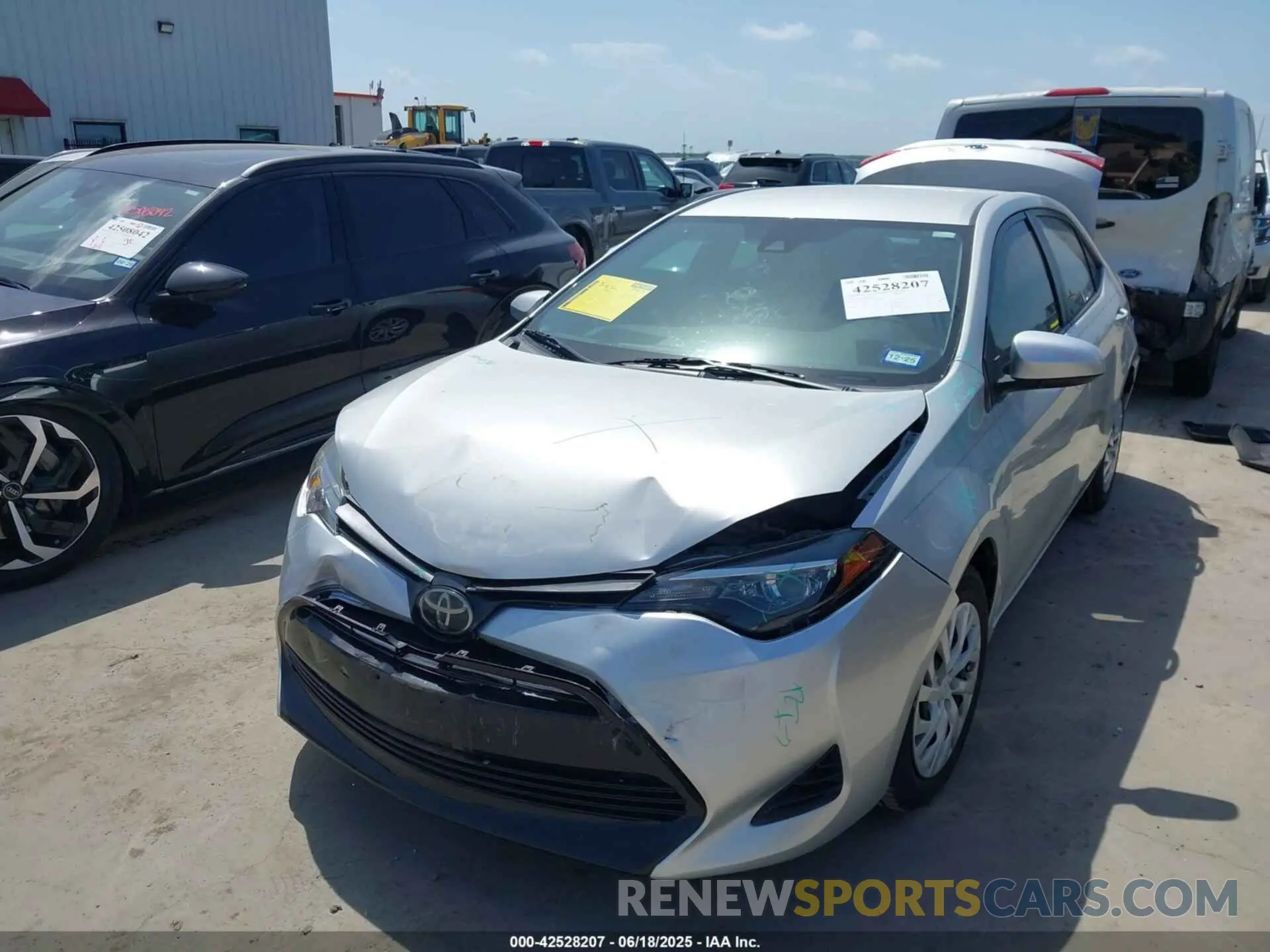 2 Photograph of a damaged car 5YFBURHE4KP881845 TOYOTA COROLLA 2019