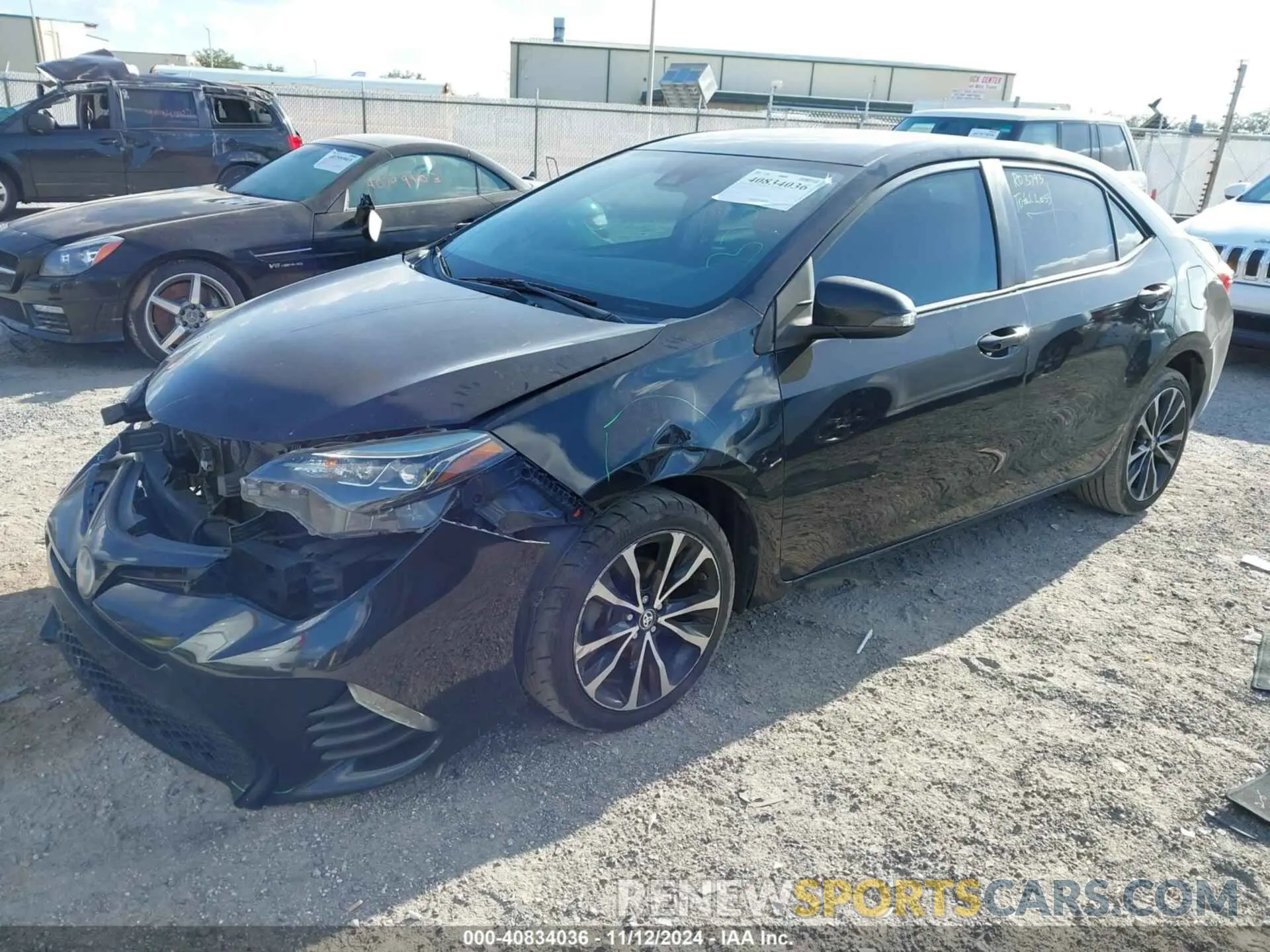2 Photograph of a damaged car 5YFBURHE4KP884535 TOYOTA COROLLA 2019