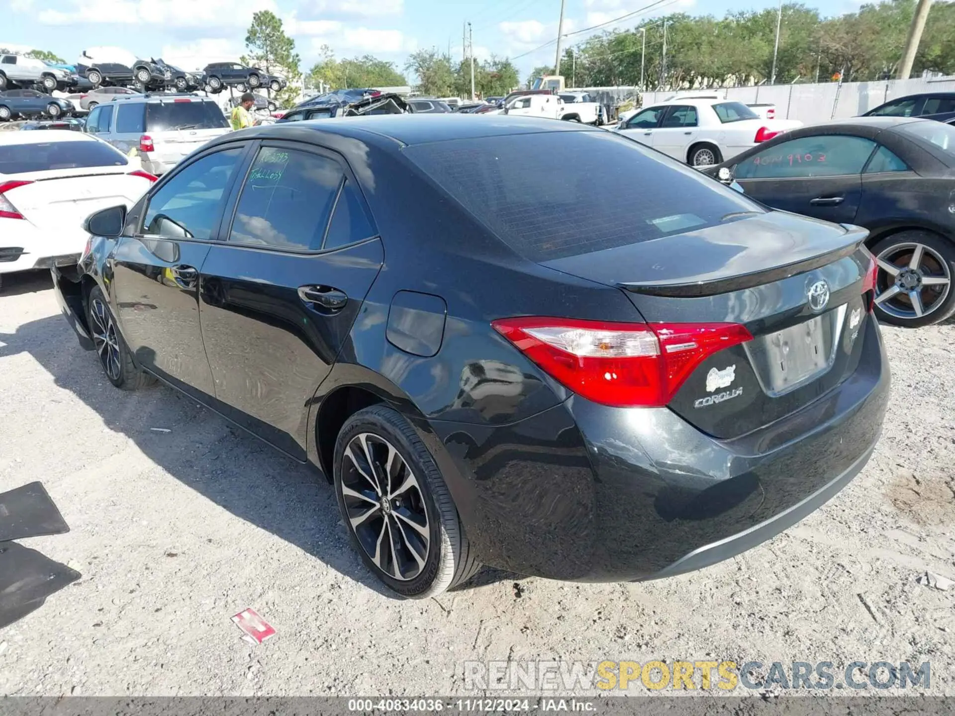 3 Photograph of a damaged car 5YFBURHE4KP884535 TOYOTA COROLLA 2019