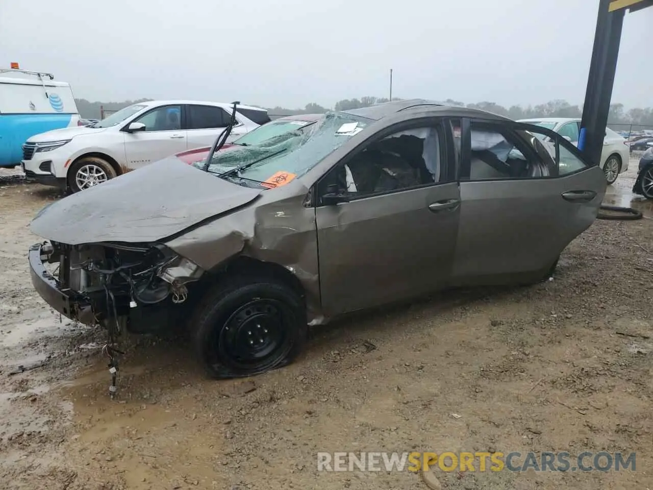 1 Photograph of a damaged car 5YFBURHE4KP886222 TOYOTA COROLLA 2019