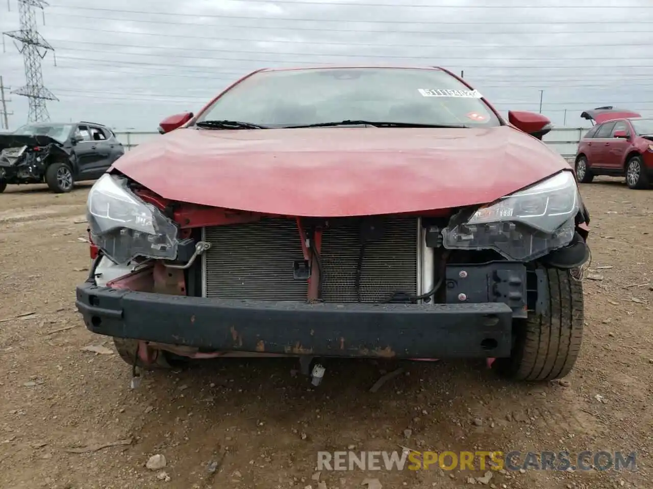 9 Photograph of a damaged car 5YFBURHE4KP886396 TOYOTA COROLLA 2019