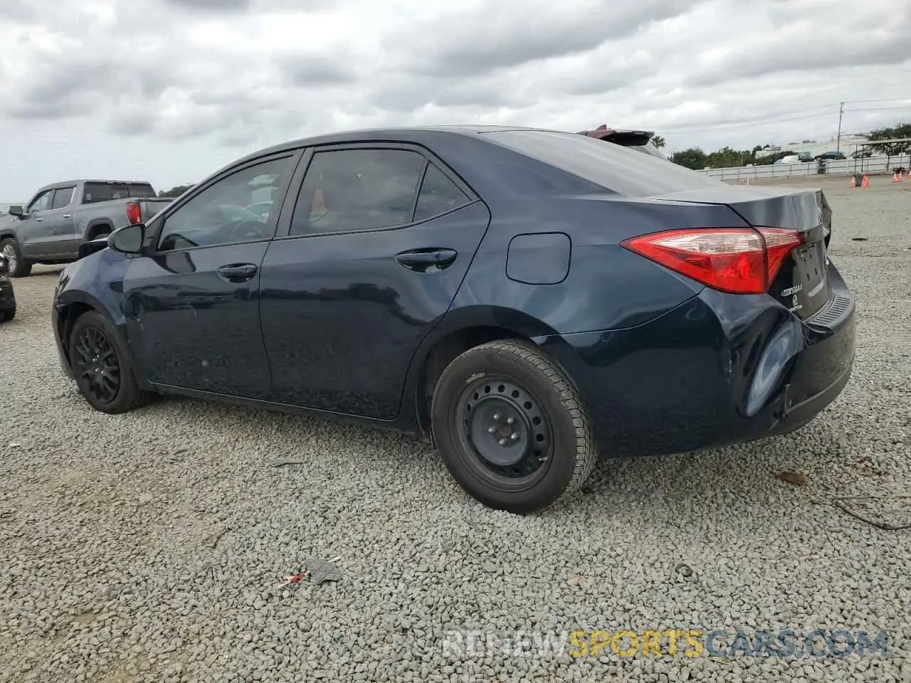 2 Photograph of a damaged car 5YFBURHE4KP887144 TOYOTA COROLLA 2019