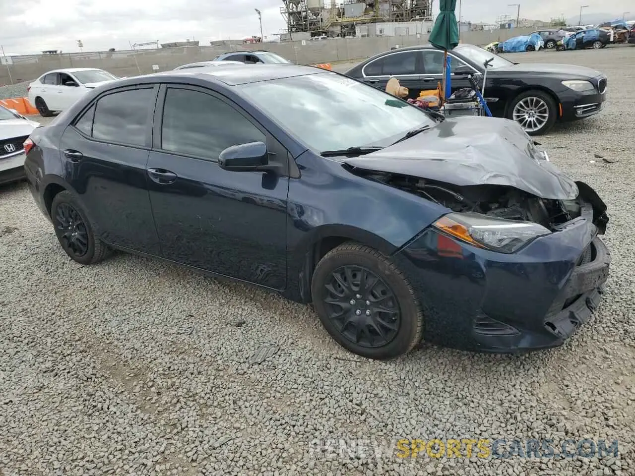 4 Photograph of a damaged car 5YFBURHE4KP887144 TOYOTA COROLLA 2019