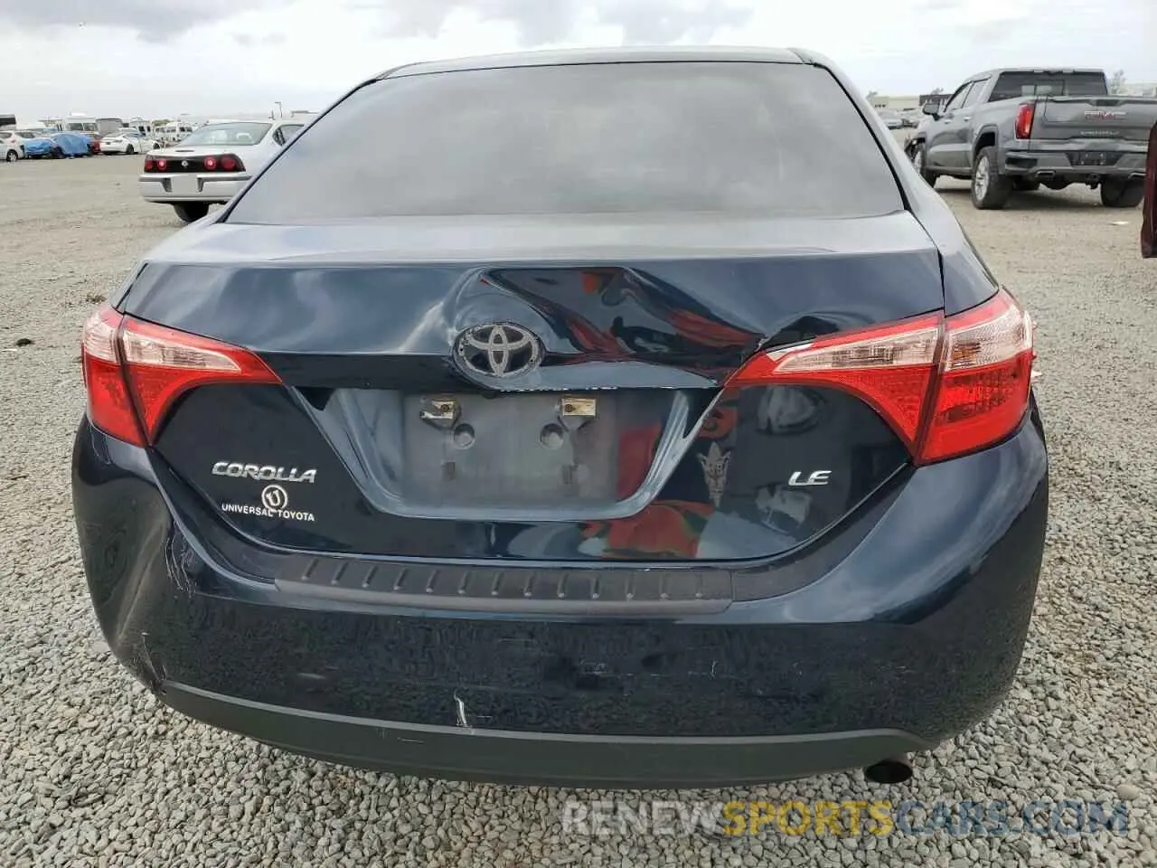 6 Photograph of a damaged car 5YFBURHE4KP887144 TOYOTA COROLLA 2019