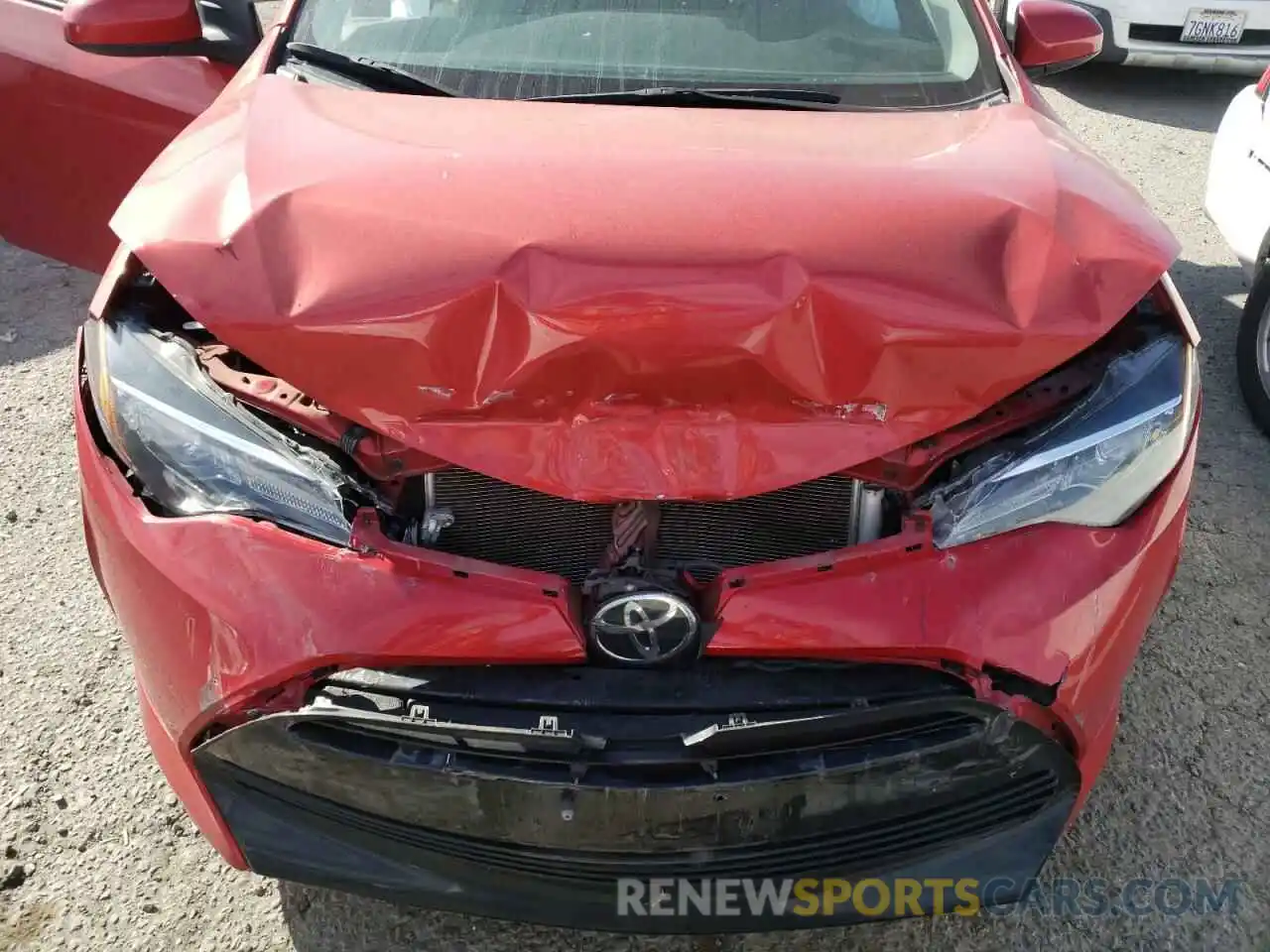 7 Photograph of a damaged car 5YFBURHE4KP887564 TOYOTA COROLLA 2019