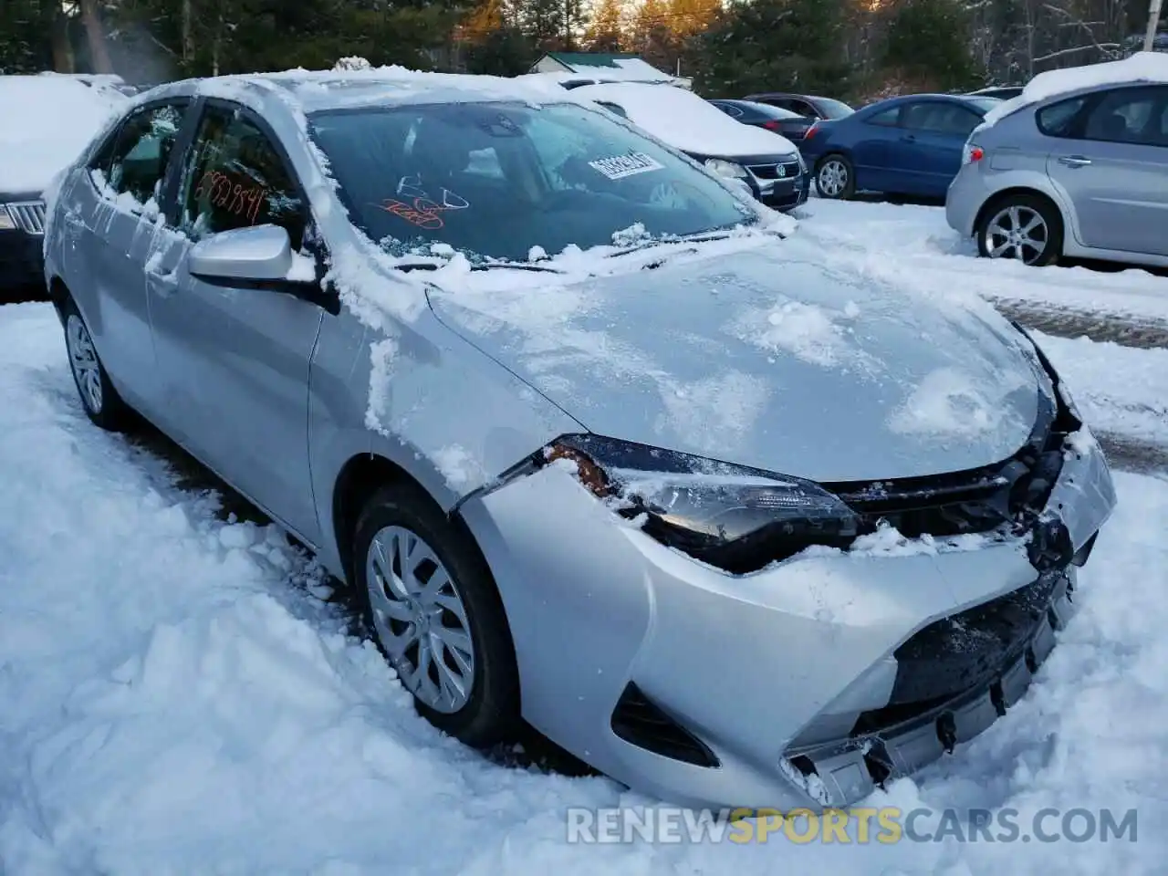 1 Photograph of a damaged car 5YFBURHE4KP889945 TOYOTA COROLLA 2019