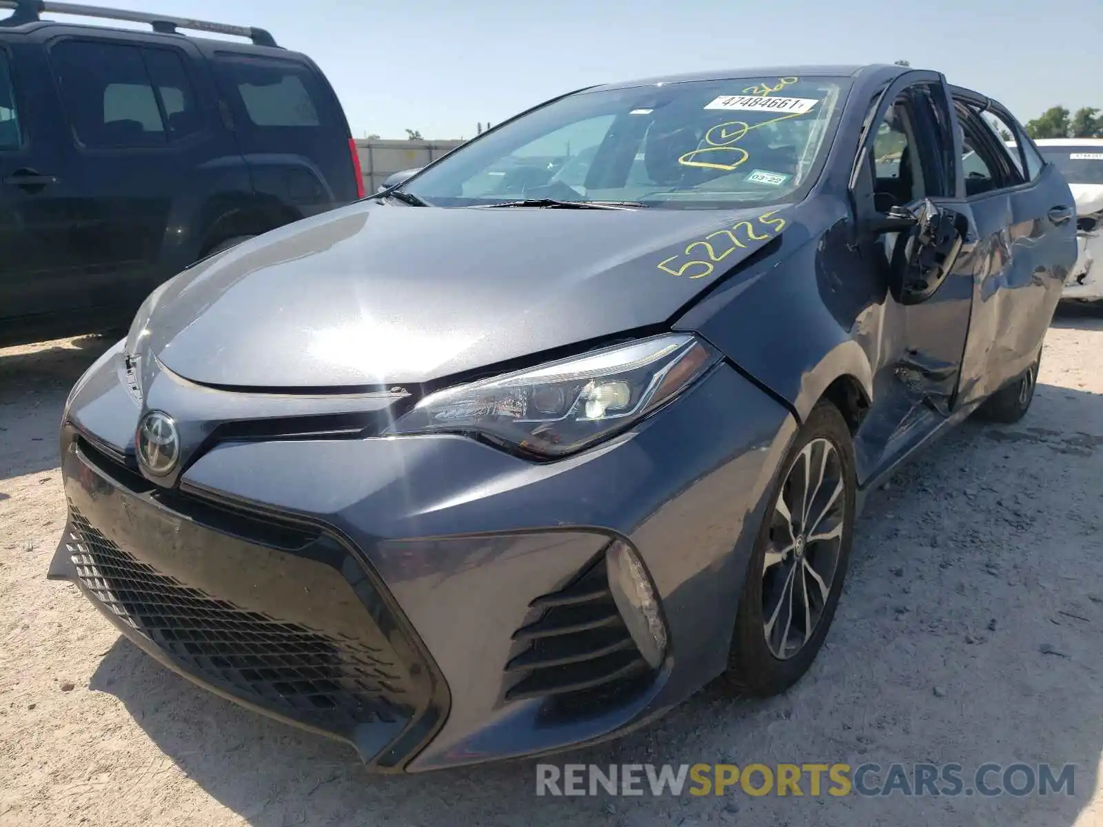 2 Photograph of a damaged car 5YFBURHE4KP890013 TOYOTA COROLLA 2019