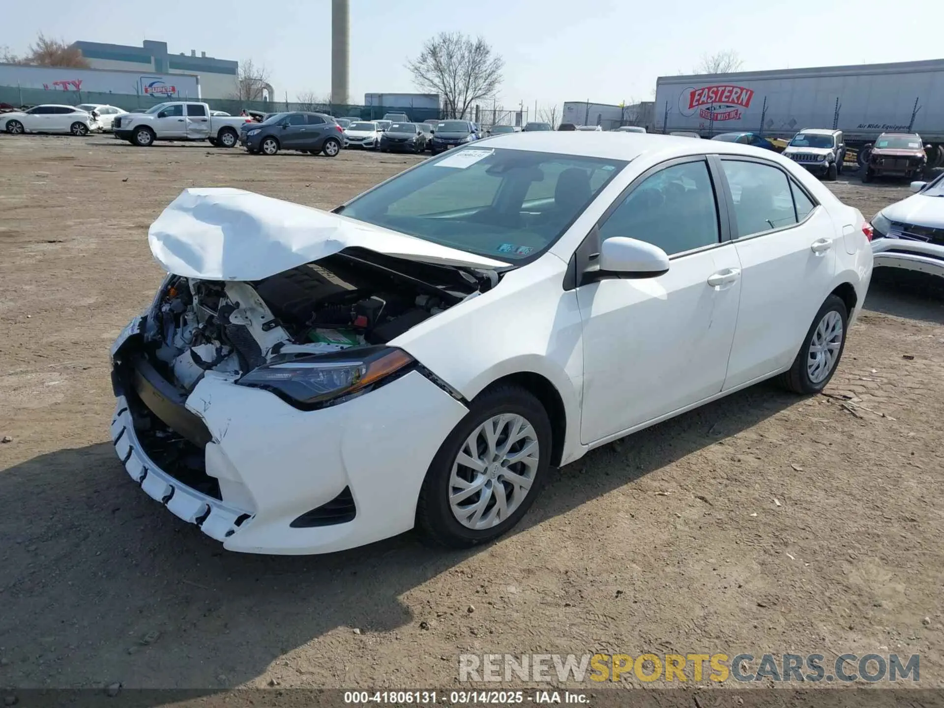 2 Photograph of a damaged car 5YFBURHE4KP891033 TOYOTA COROLLA 2019