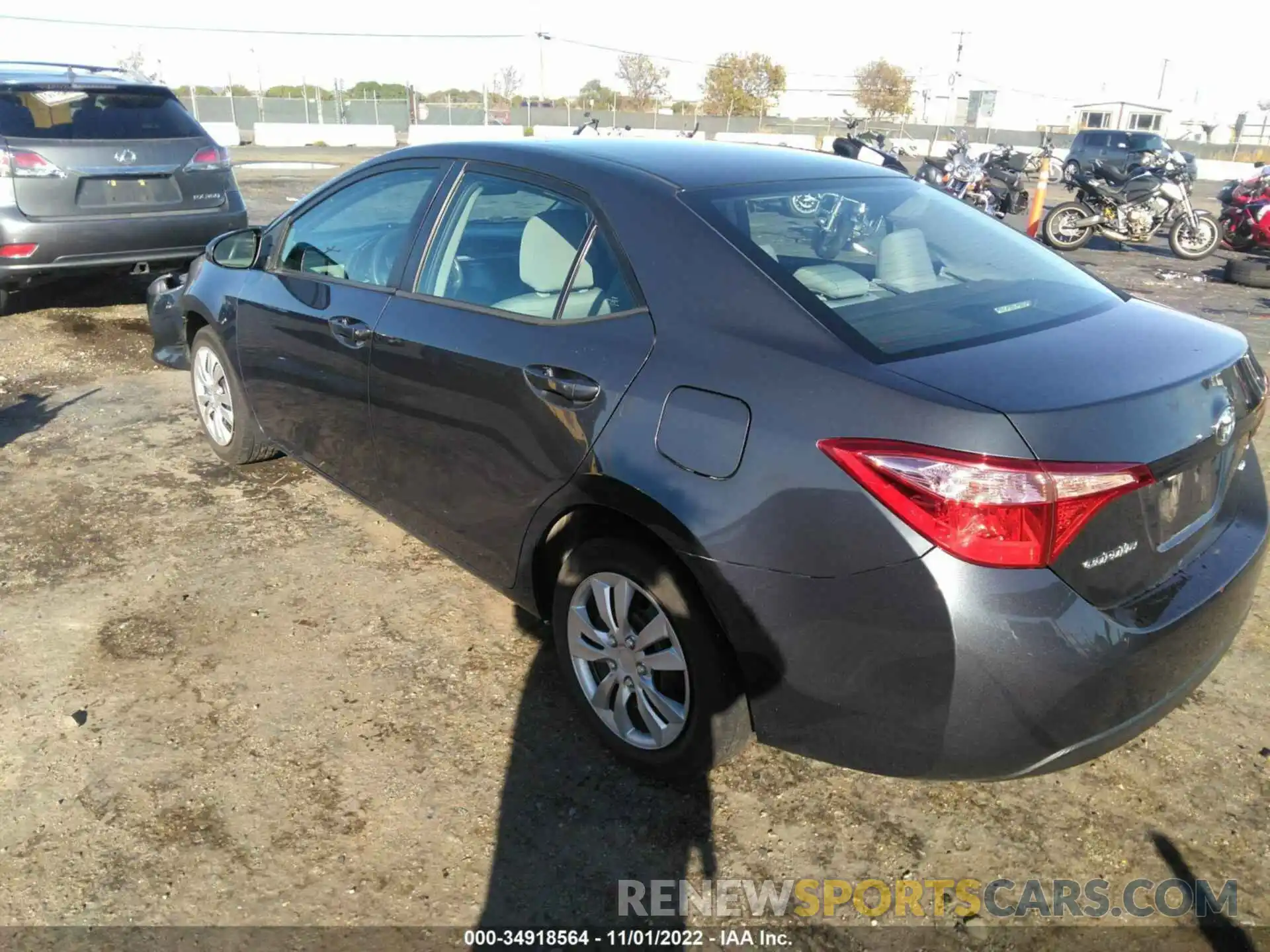 3 Photograph of a damaged car 5YFBURHE4KP893753 TOYOTA COROLLA 2019