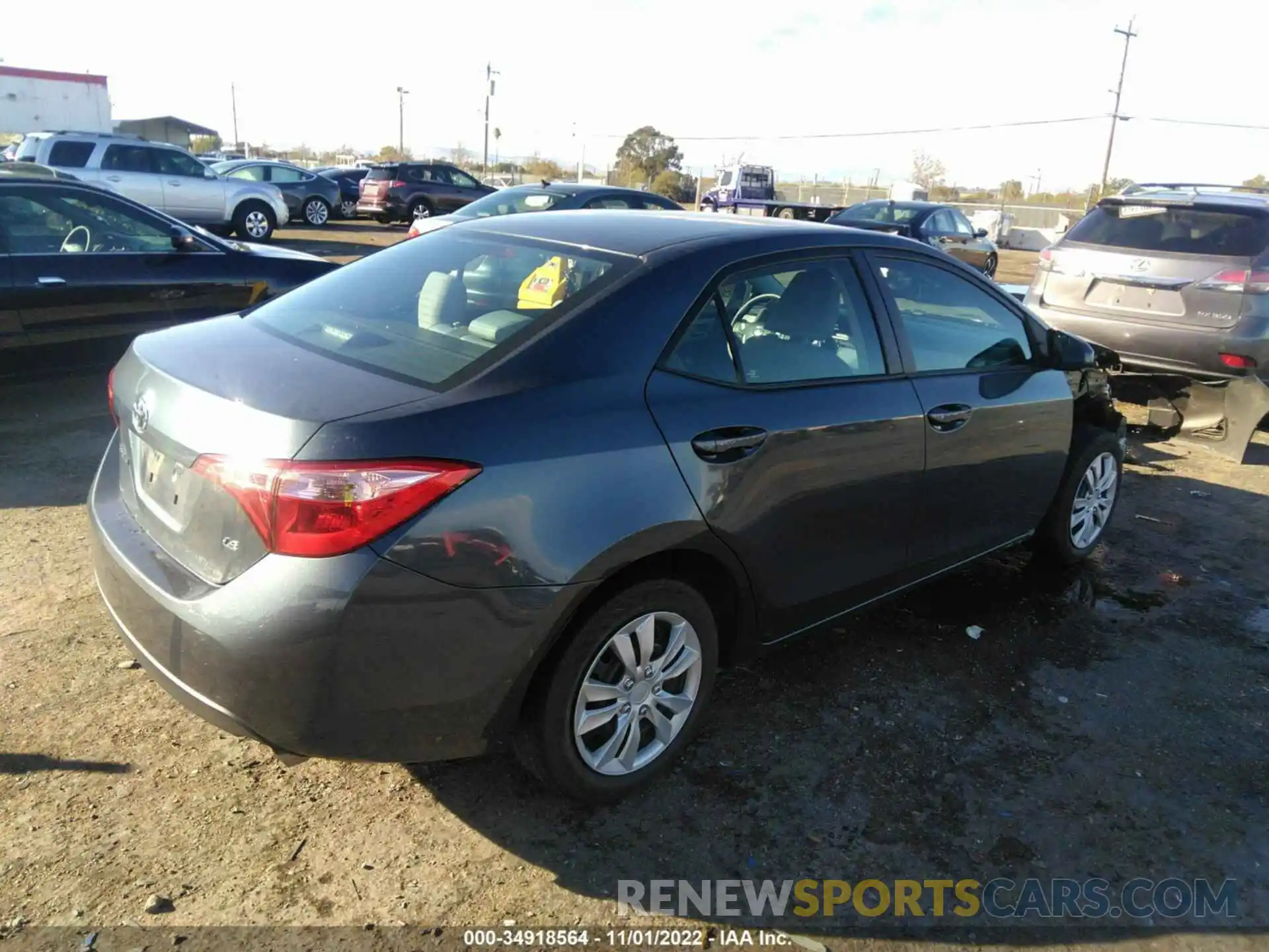 4 Photograph of a damaged car 5YFBURHE4KP893753 TOYOTA COROLLA 2019