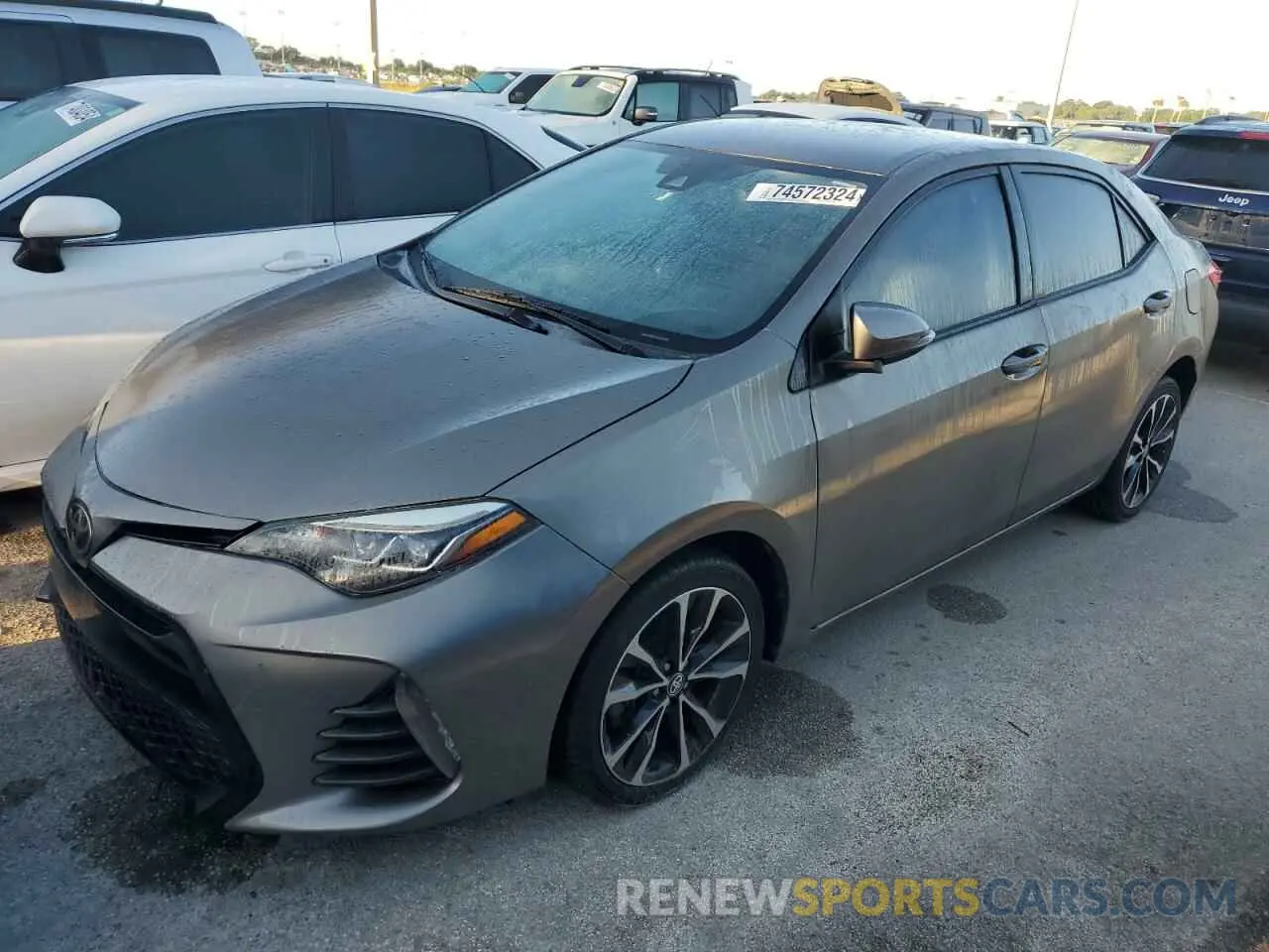 1 Photograph of a damaged car 5YFBURHE4KP894398 TOYOTA COROLLA 2019
