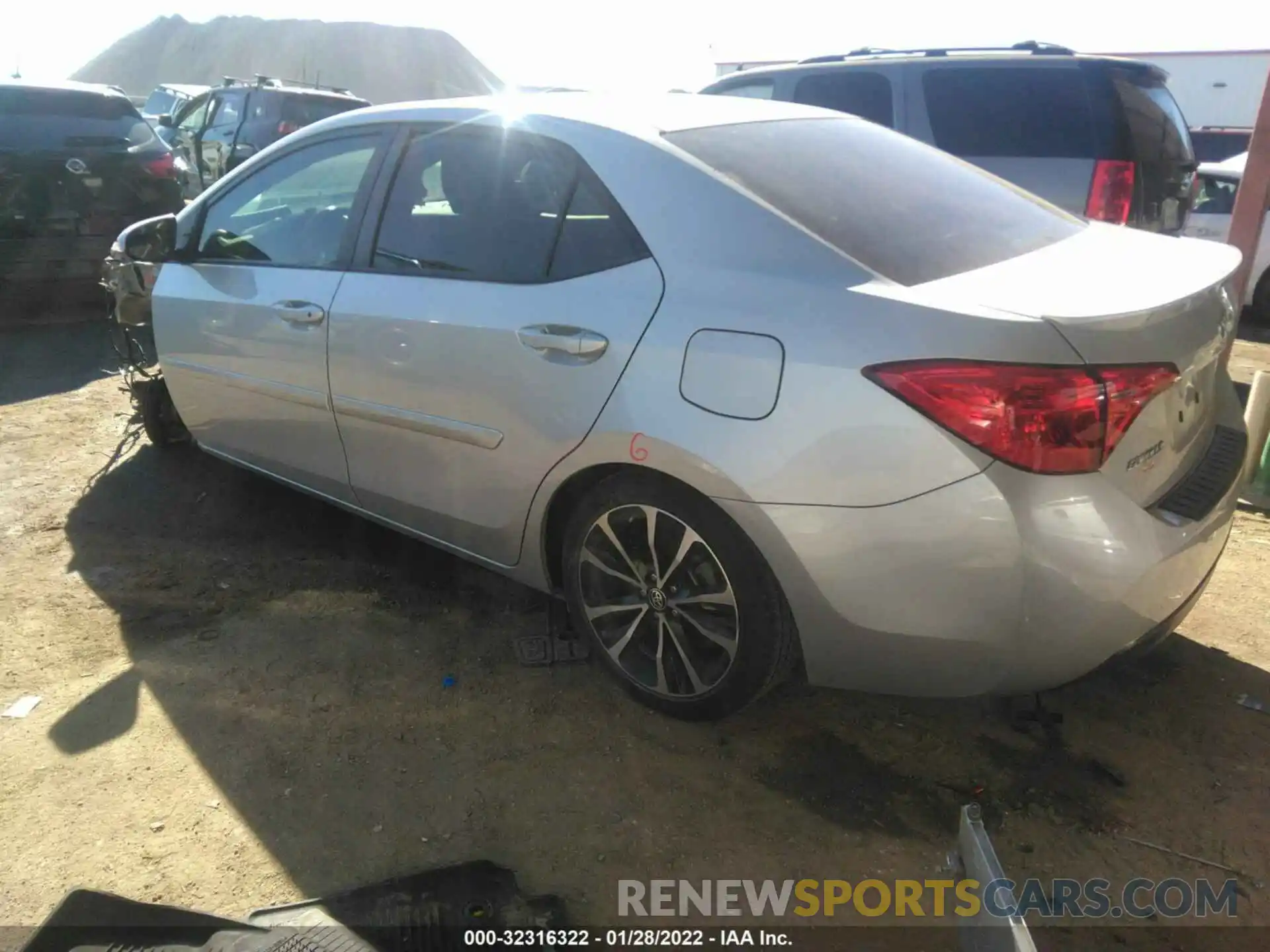 3 Photograph of a damaged car 5YFBURHE4KP895132 TOYOTA COROLLA 2019