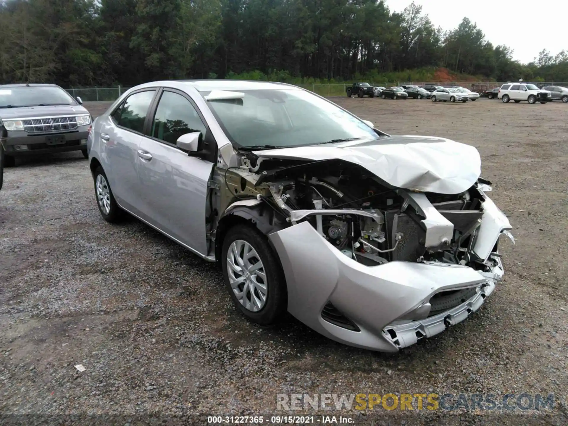 1 Photograph of a damaged car 5YFBURHE4KP895261 TOYOTA COROLLA 2019