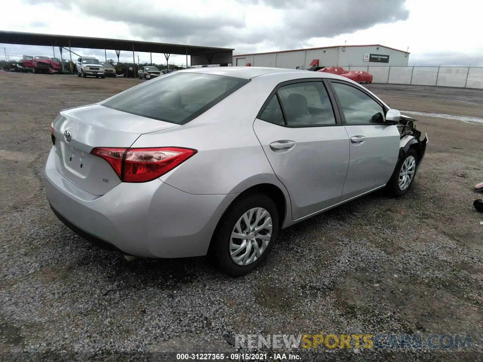 4 Photograph of a damaged car 5YFBURHE4KP895261 TOYOTA COROLLA 2019