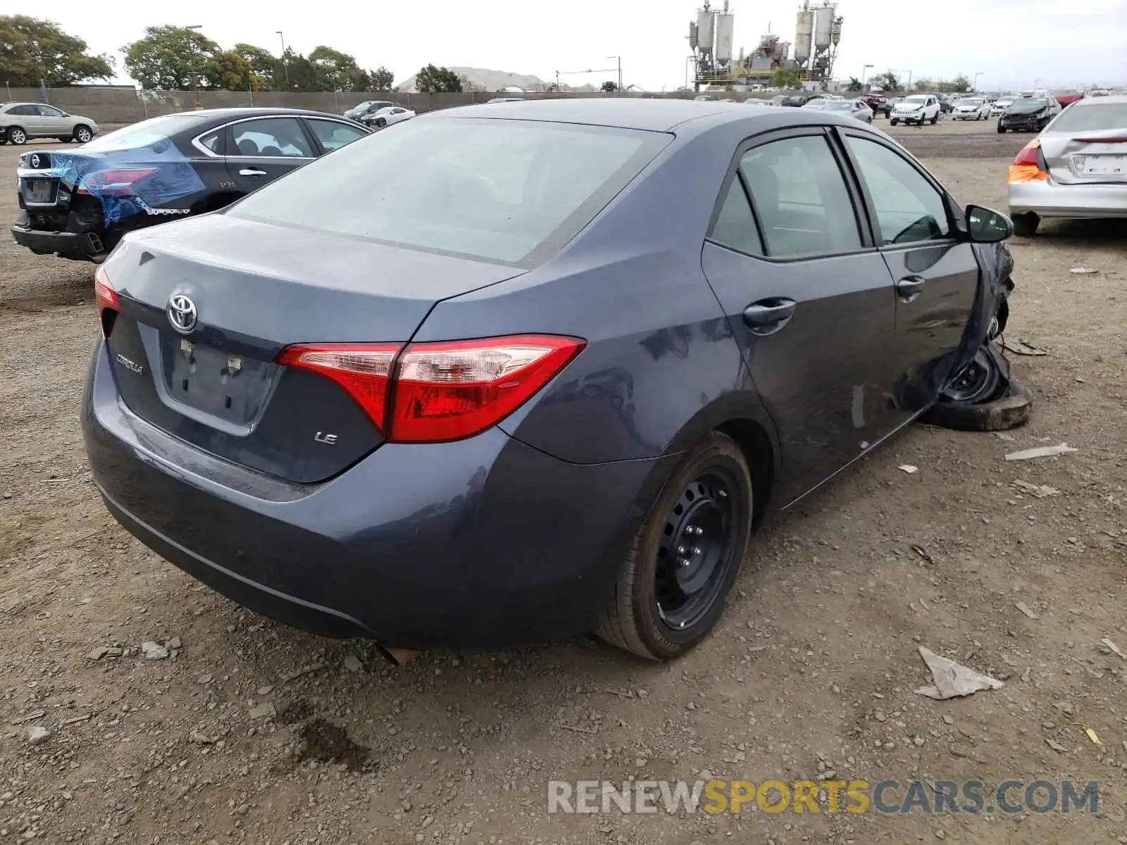 4 Photograph of a damaged car 5YFBURHE4KP895602 TOYOTA COROLLA 2019