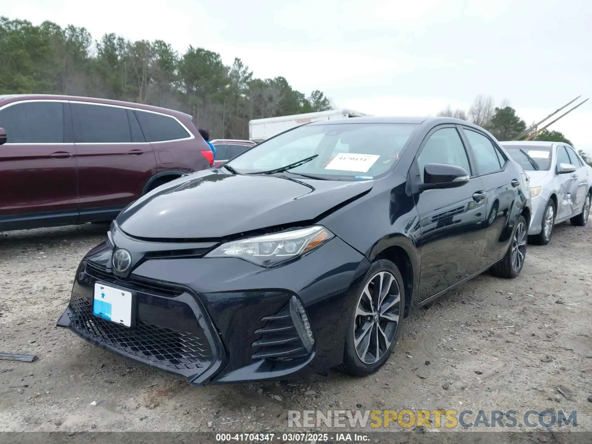 2 Photograph of a damaged car 5YFBURHE4KP895647 TOYOTA COROLLA 2019