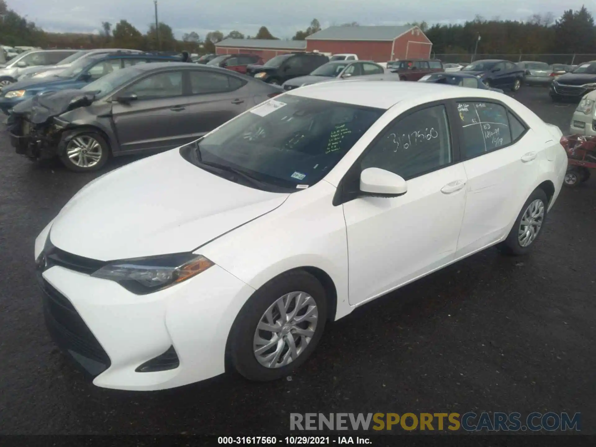 2 Photograph of a damaged car 5YFBURHE4KP898659 TOYOTA COROLLA 2019