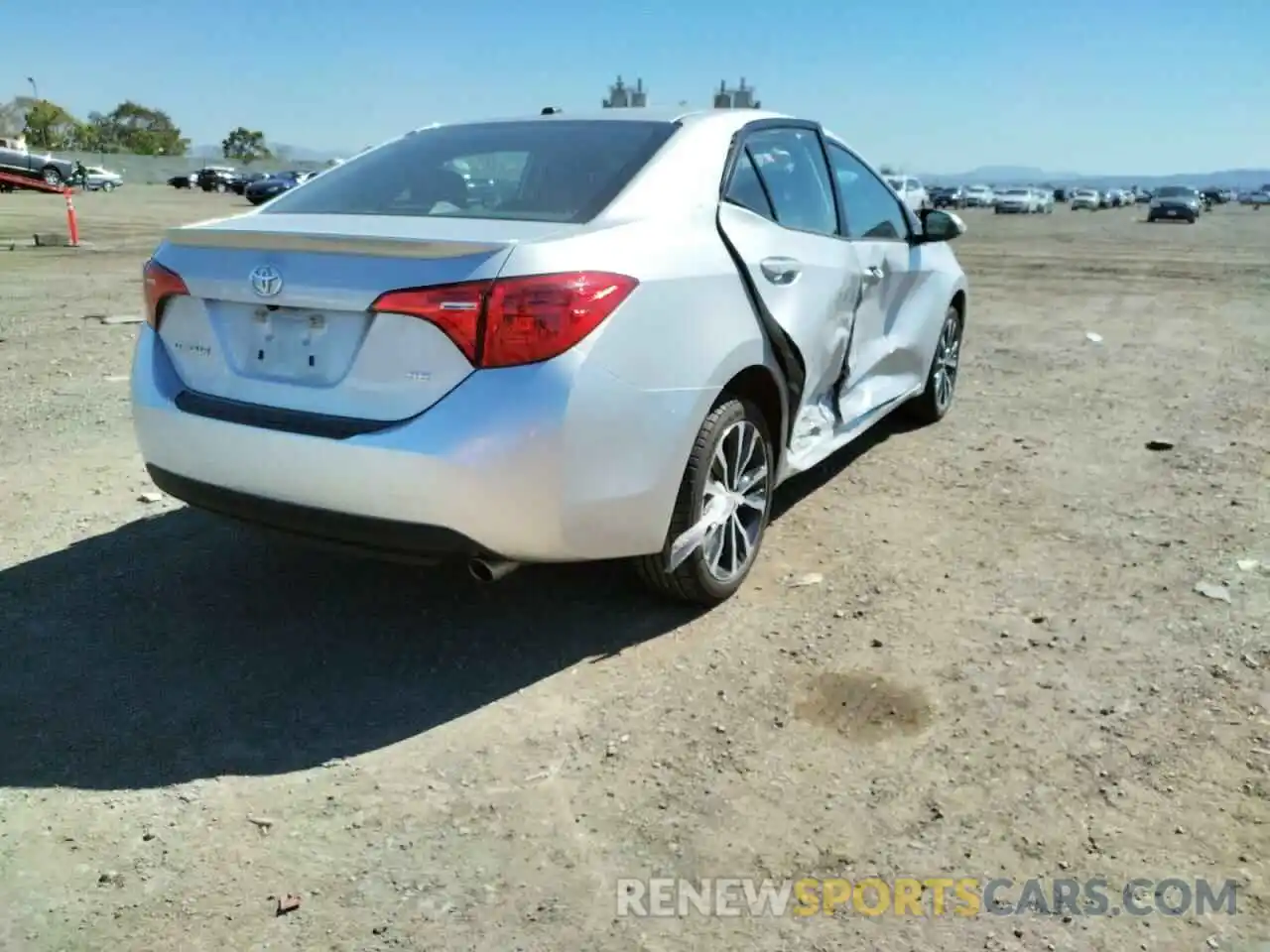 4 Photograph of a damaged car 5YFBURHE4KP900314 TOYOTA COROLLA 2019