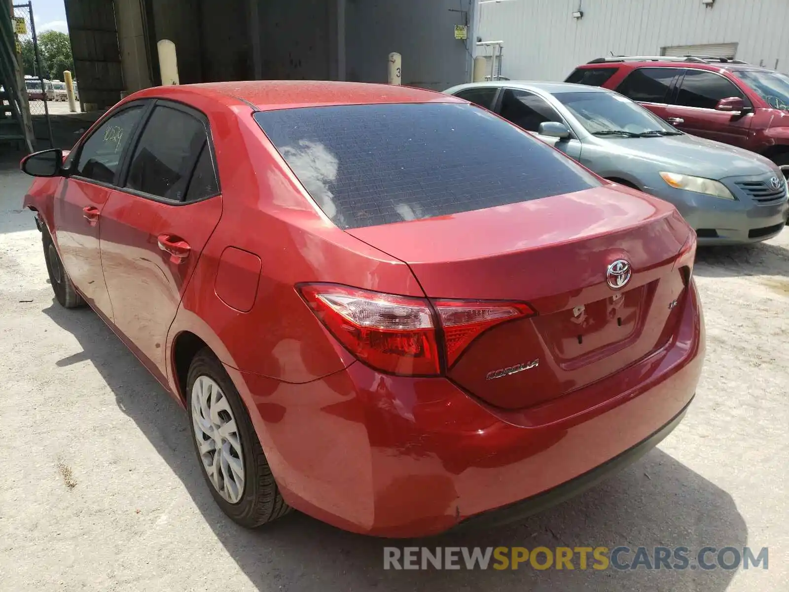 3 Photograph of a damaged car 5YFBURHE4KP900328 TOYOTA COROLLA 2019