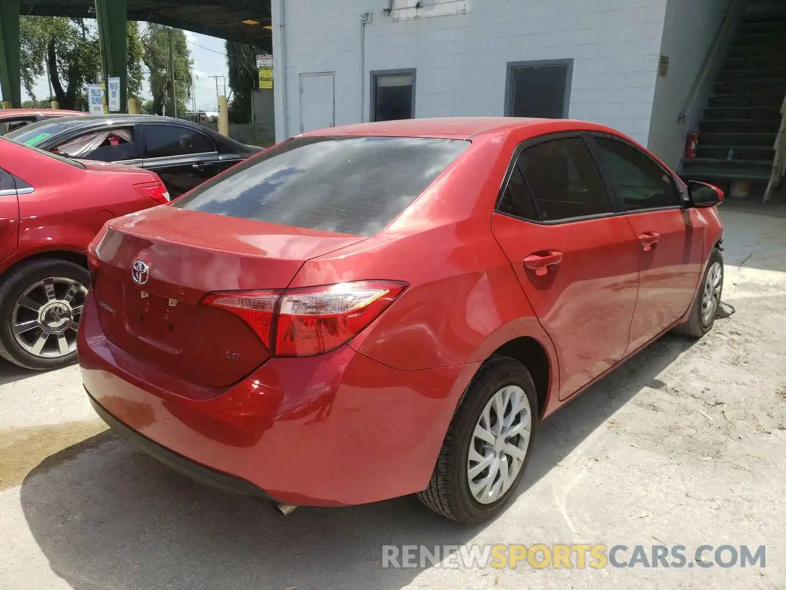 4 Photograph of a damaged car 5YFBURHE4KP900328 TOYOTA COROLLA 2019