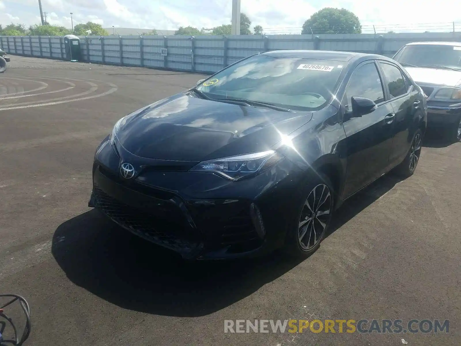 2 Photograph of a damaged car 5YFBURHE4KP903228 TOYOTA COROLLA 2019