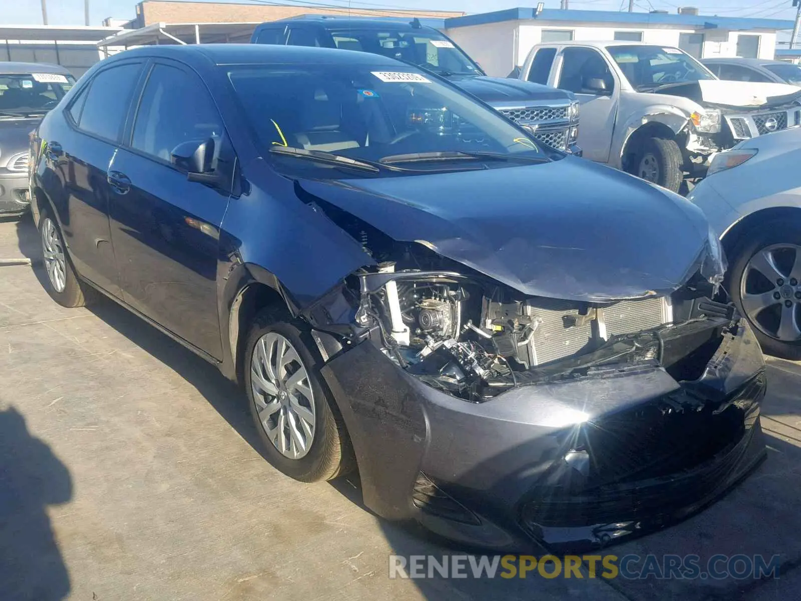 1 Photograph of a damaged car 5YFBURHE4KP905061 TOYOTA COROLLA 2019