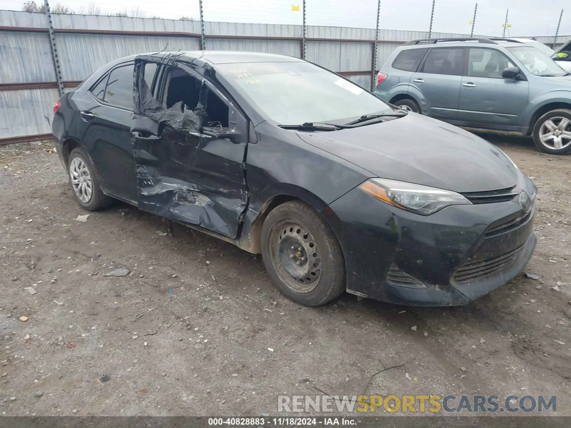 1 Photograph of a damaged car 5YFBURHE4KP905206 TOYOTA COROLLA 2019