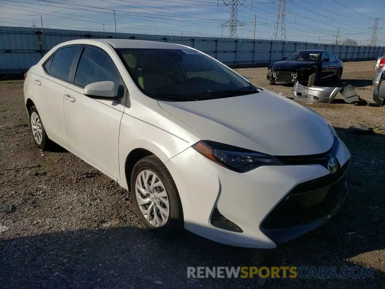 1 Photograph of a damaged car 5YFBURHE4KP905366 TOYOTA COROLLA 2019