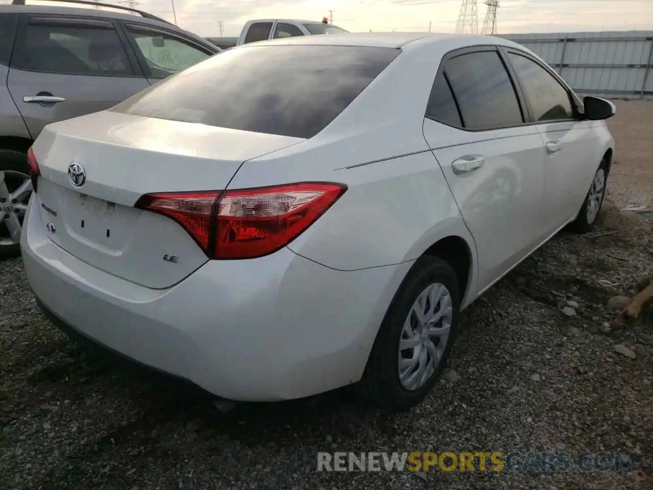 4 Photograph of a damaged car 5YFBURHE4KP905366 TOYOTA COROLLA 2019