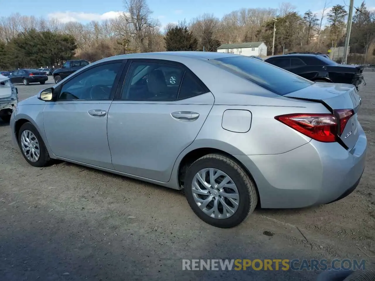 2 Photograph of a damaged car 5YFBURHE4KP905674 TOYOTA COROLLA 2019