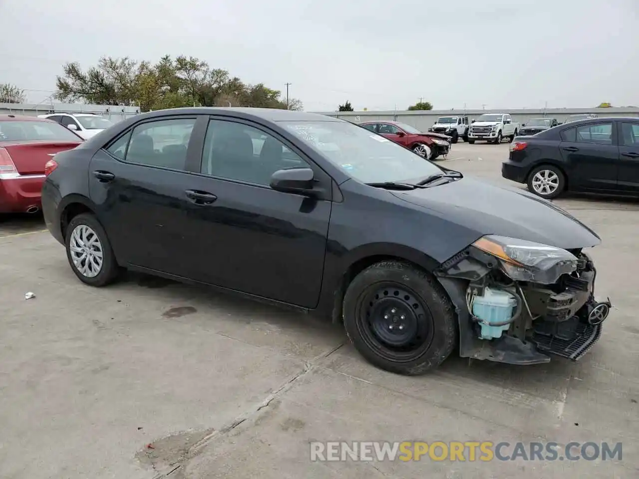 4 Photograph of a damaged car 5YFBURHE4KP906632 TOYOTA COROLLA 2019