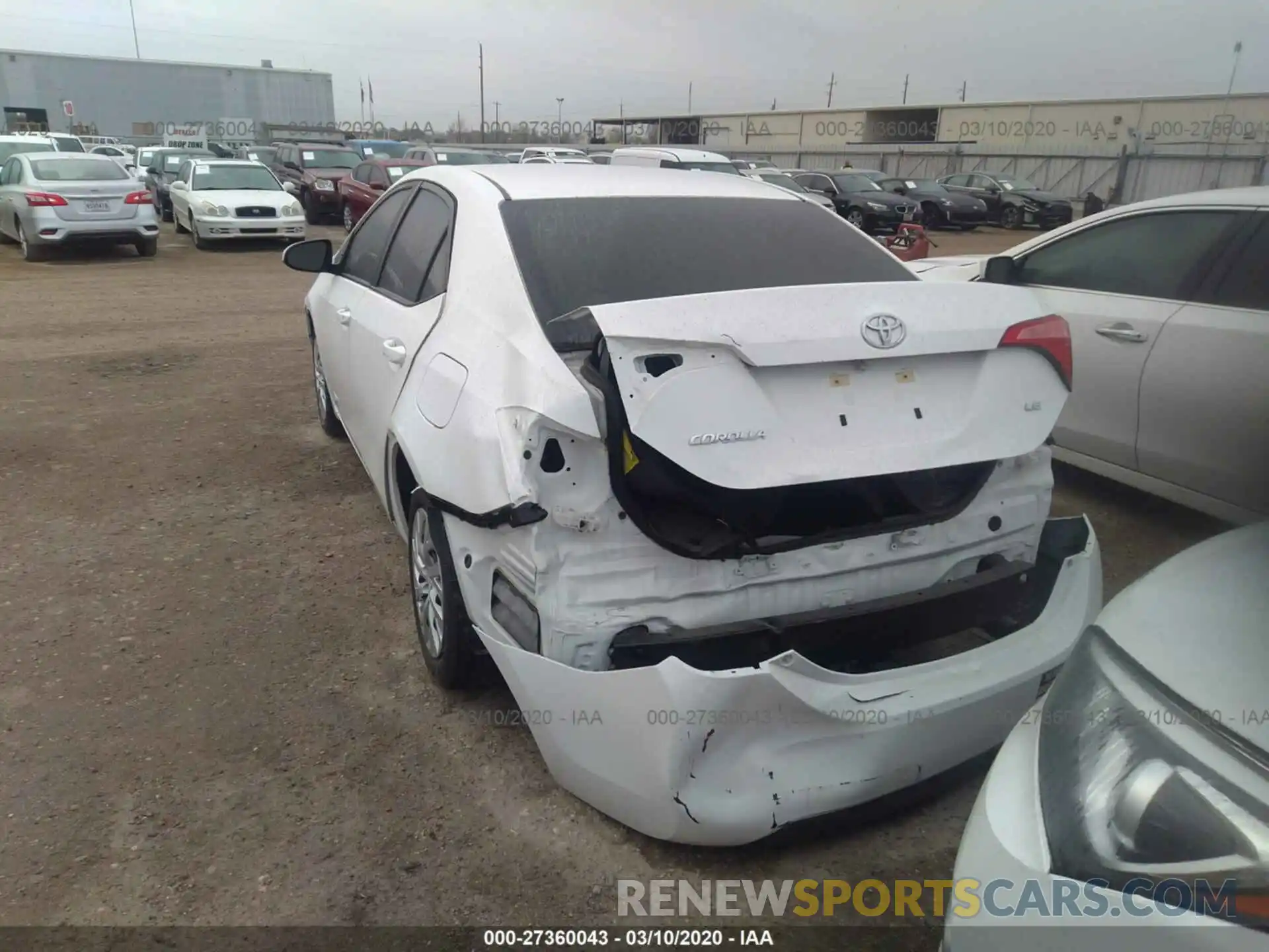 3 Photograph of a damaged car 5YFBURHE4KP910597 TOYOTA COROLLA 2019