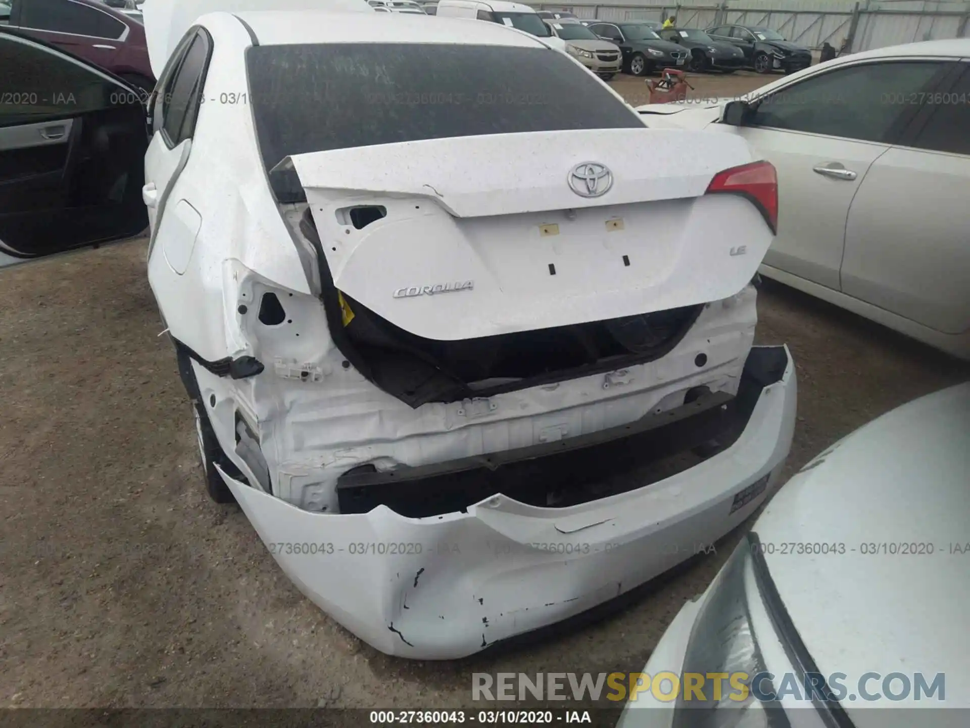 6 Photograph of a damaged car 5YFBURHE4KP910597 TOYOTA COROLLA 2019