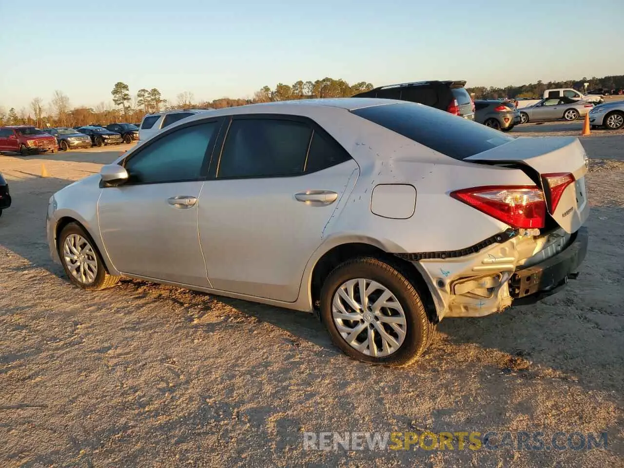 2 Photograph of a damaged car 5YFBURHE4KP912625 TOYOTA COROLLA 2019
