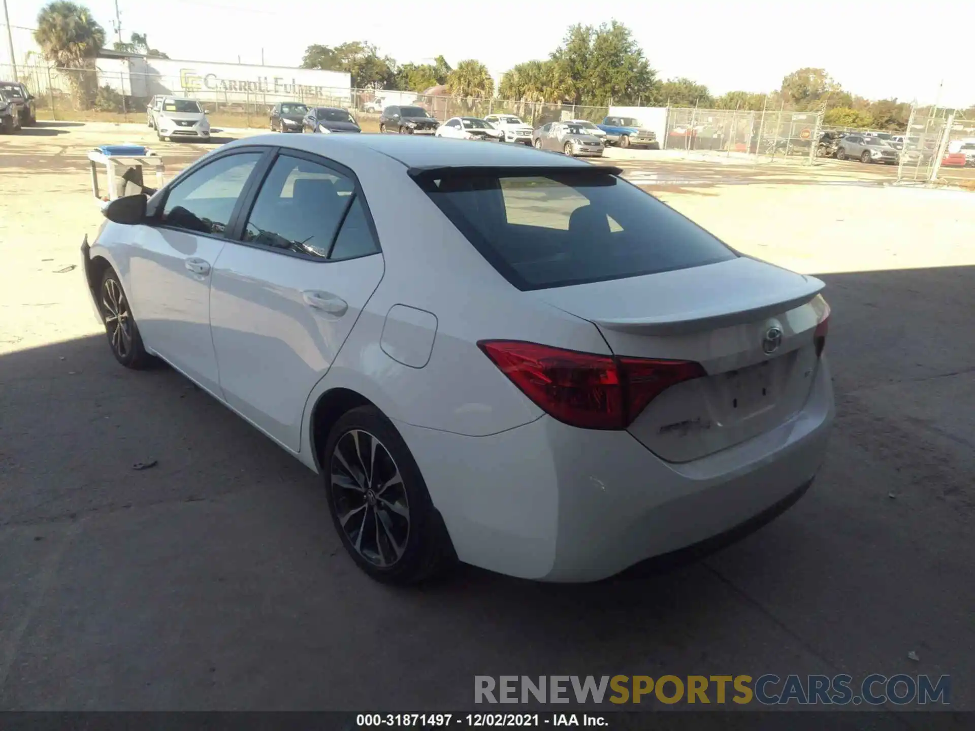 3 Photograph of a damaged car 5YFBURHE4KP917064 TOYOTA COROLLA 2019