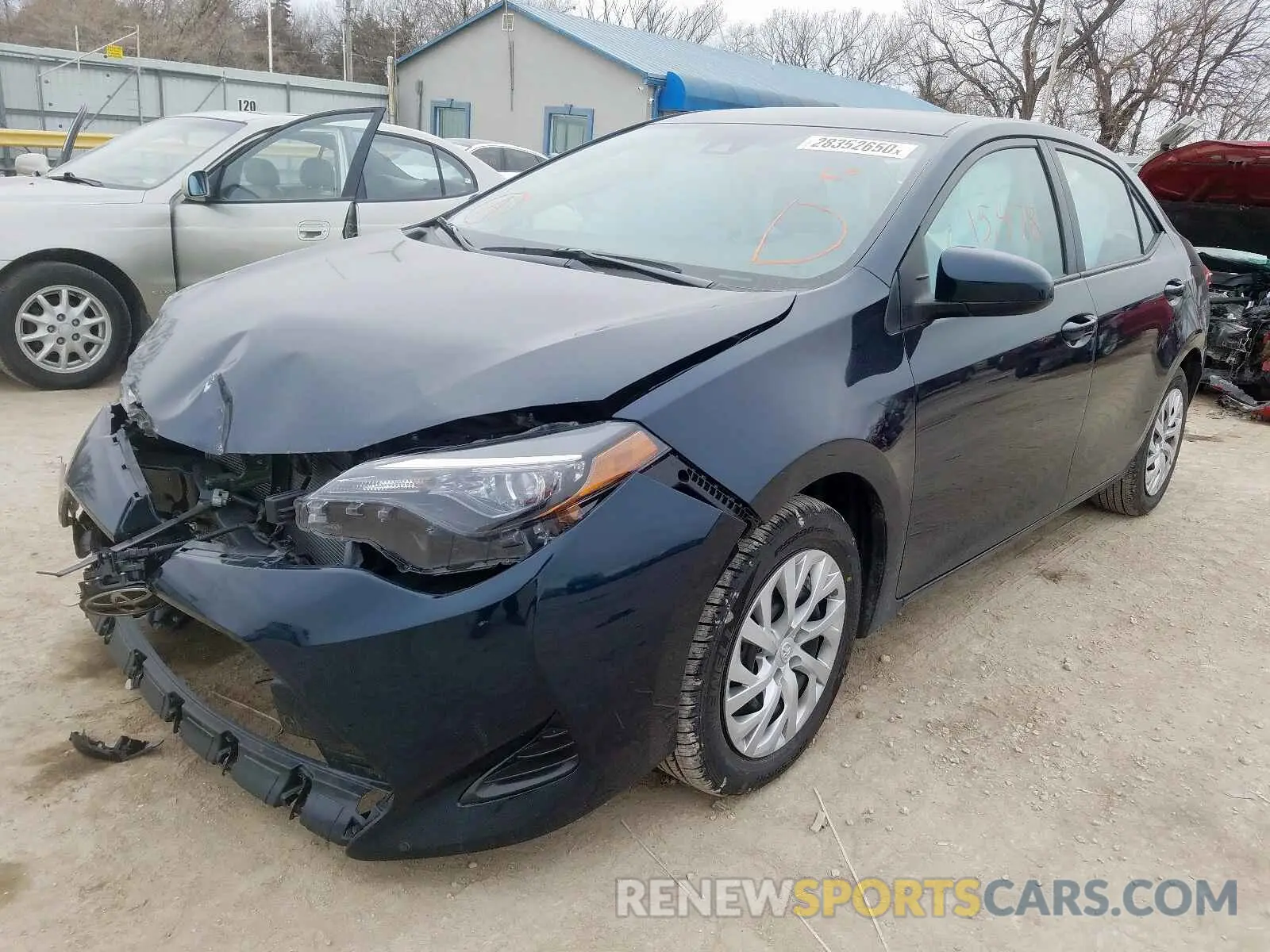 2 Photograph of a damaged car 5YFBURHE4KP917193 TOYOTA COROLLA 2019