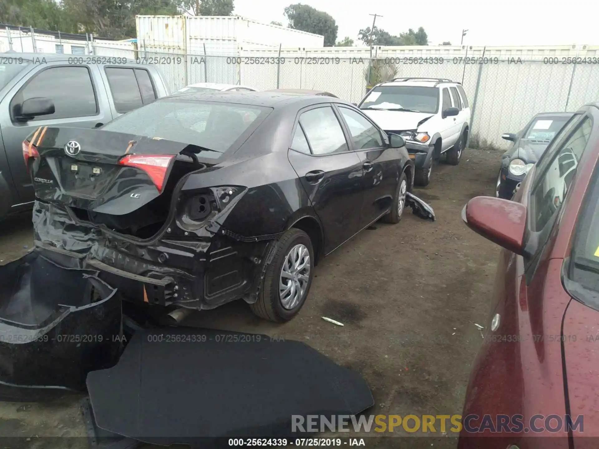 4 Photograph of a damaged car 5YFBURHE4KP918442 TOYOTA COROLLA 2019