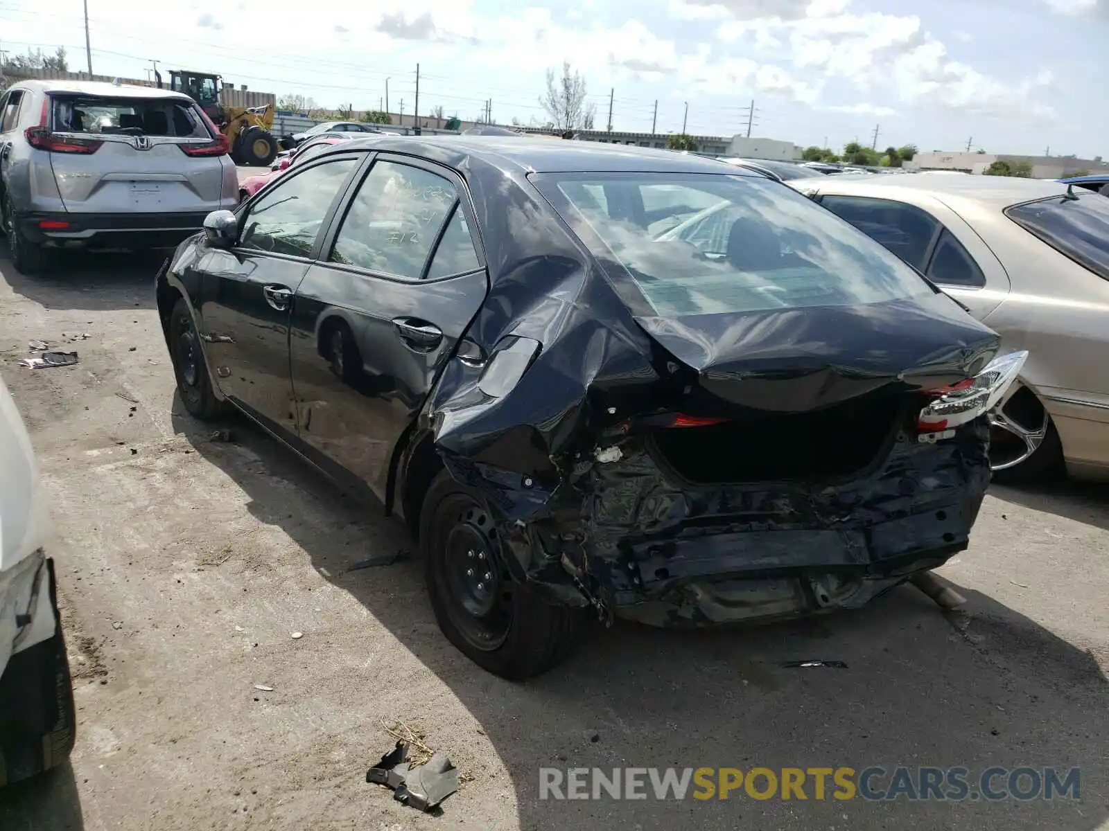 3 Photograph of a damaged car 5YFBURHE4KP919963 TOYOTA COROLLA 2019