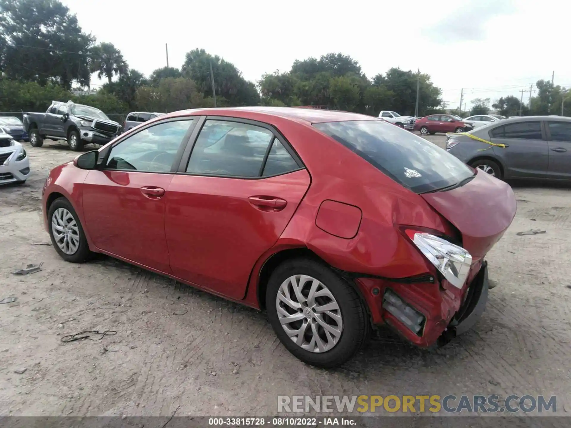 3 Photograph of a damaged car 5YFBURHE4KP921521 TOYOTA COROLLA 2019