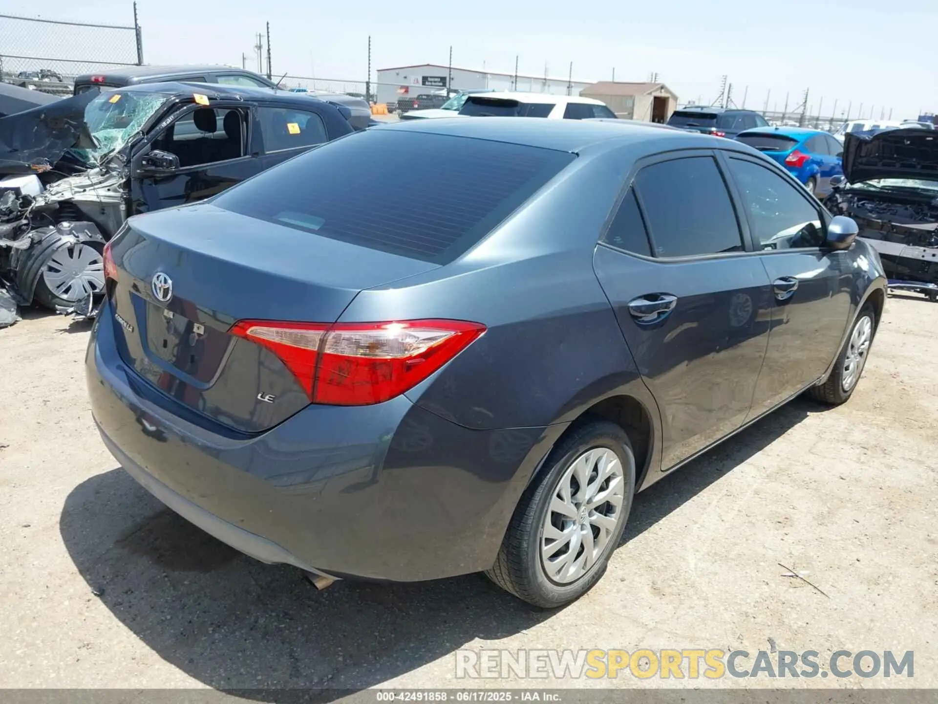 4 Photograph of a damaged car 5YFBURHE4KP923611 TOYOTA COROLLA 2019