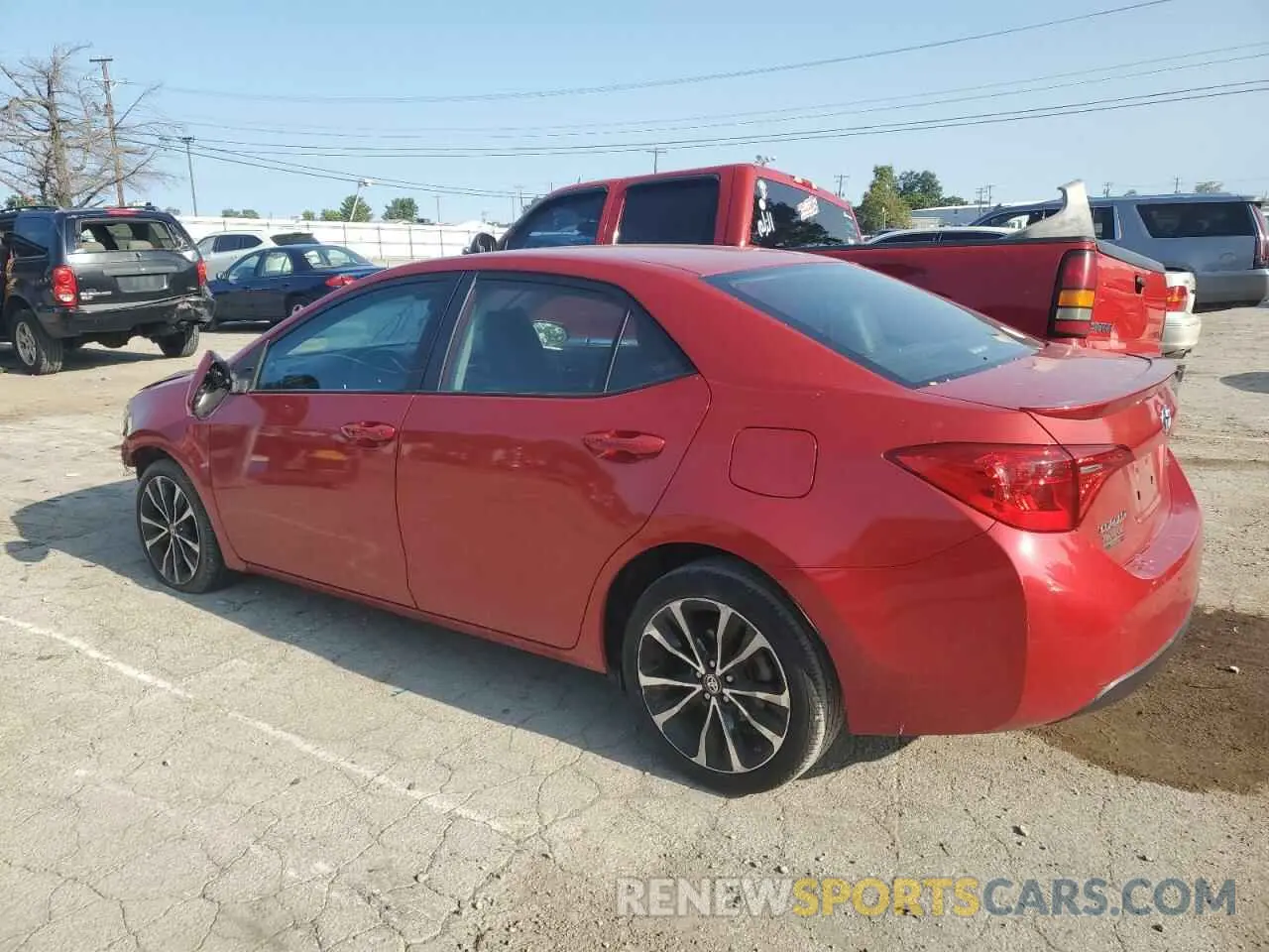 2 Photograph of a damaged car 5YFBURHE4KP924368 TOYOTA COROLLA 2019