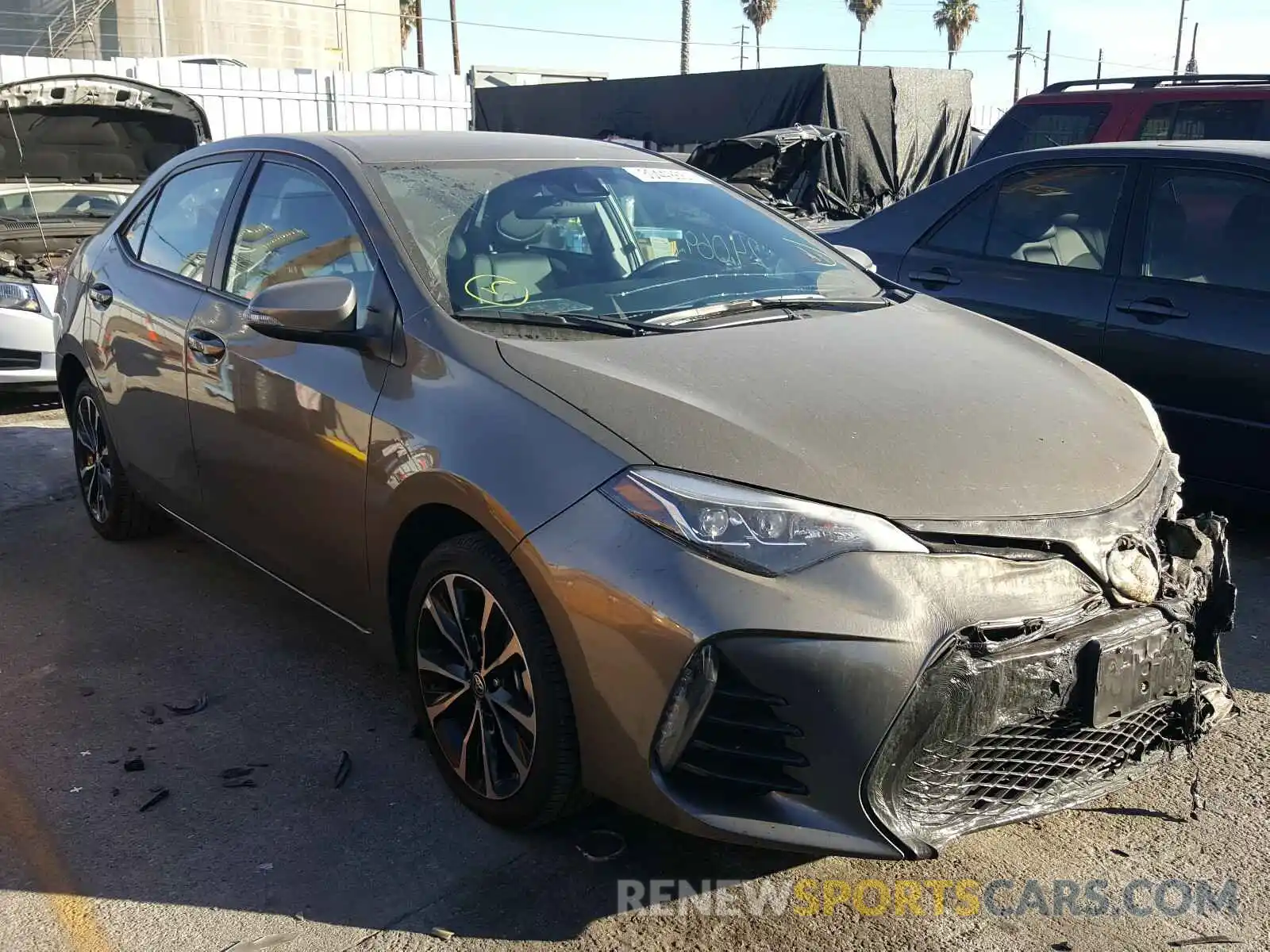 1 Photograph of a damaged car 5YFBURHE4KP926475 TOYOTA COROLLA 2019