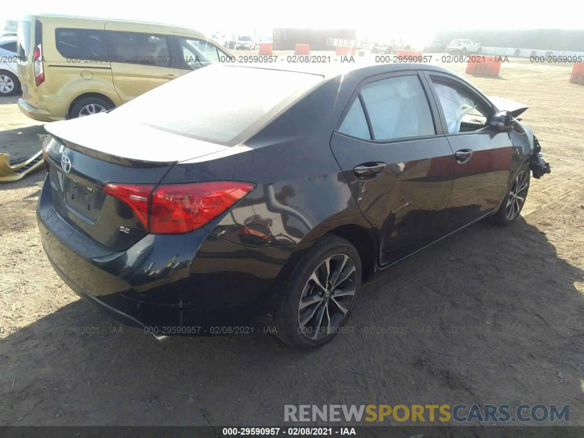 4 Photograph of a damaged car 5YFBURHE4KP926797 TOYOTA COROLLA 2019