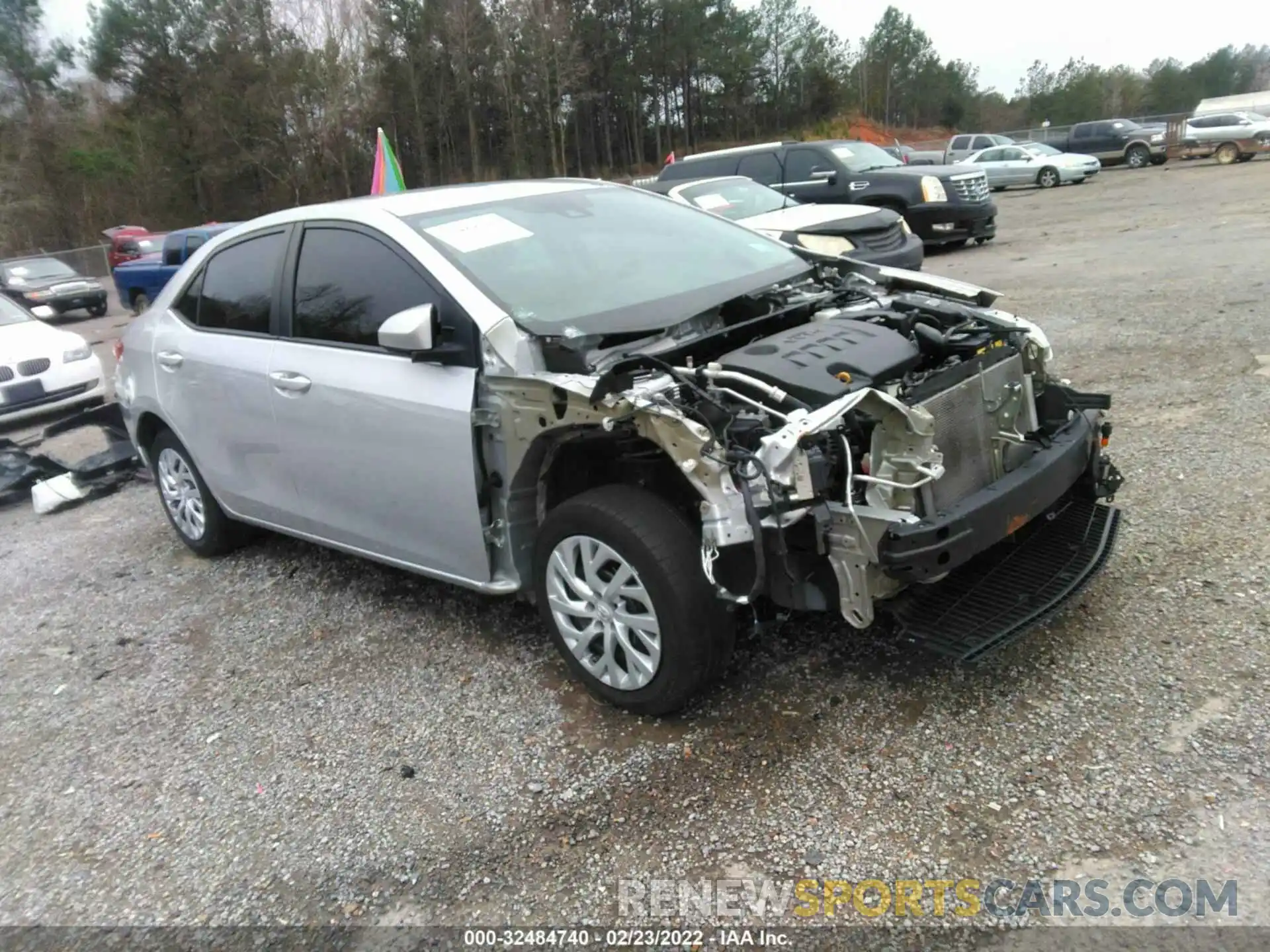 1 Photograph of a damaged car 5YFBURHE4KP928727 TOYOTA COROLLA 2019