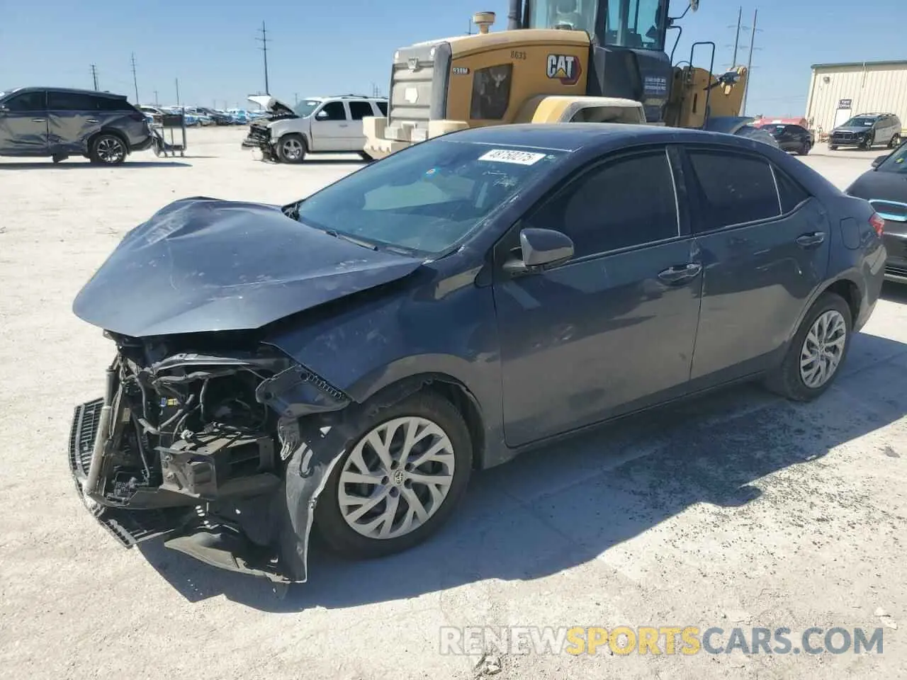 1 Photograph of a damaged car 5YFBURHE4KP929053 TOYOTA COROLLA 2019