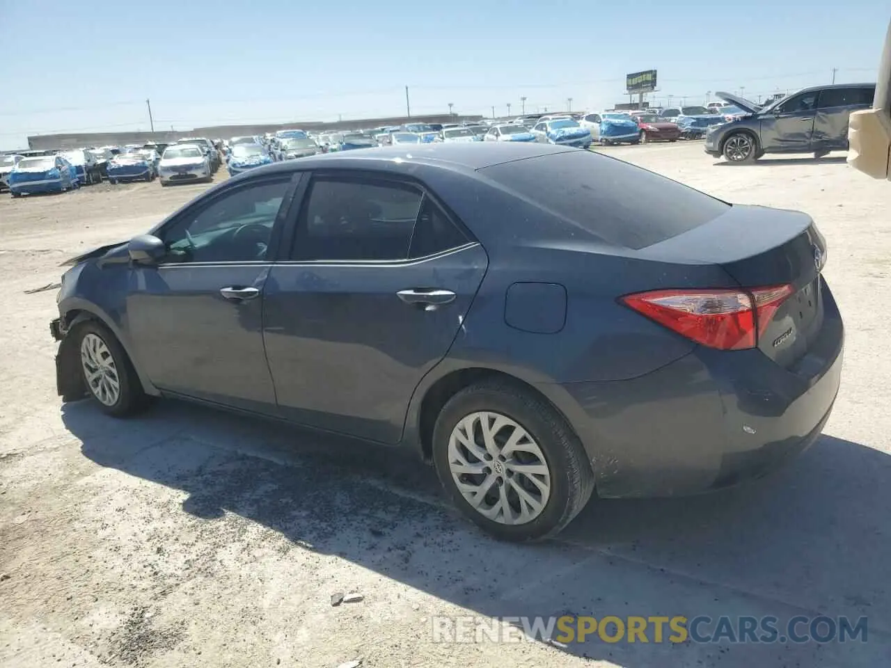 2 Photograph of a damaged car 5YFBURHE4KP929053 TOYOTA COROLLA 2019
